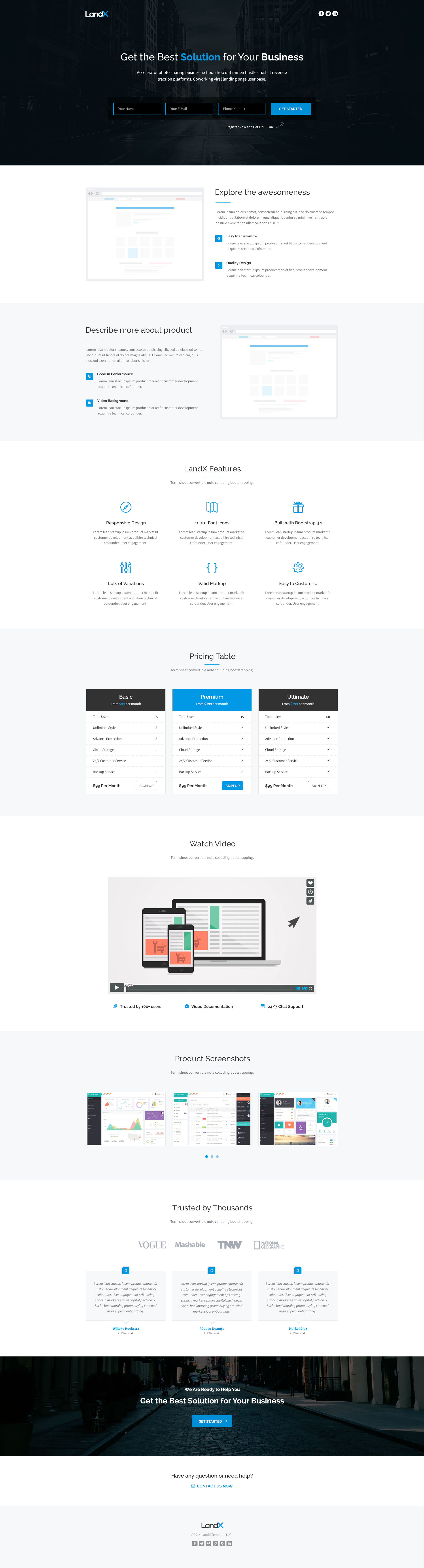 Landing Design Image