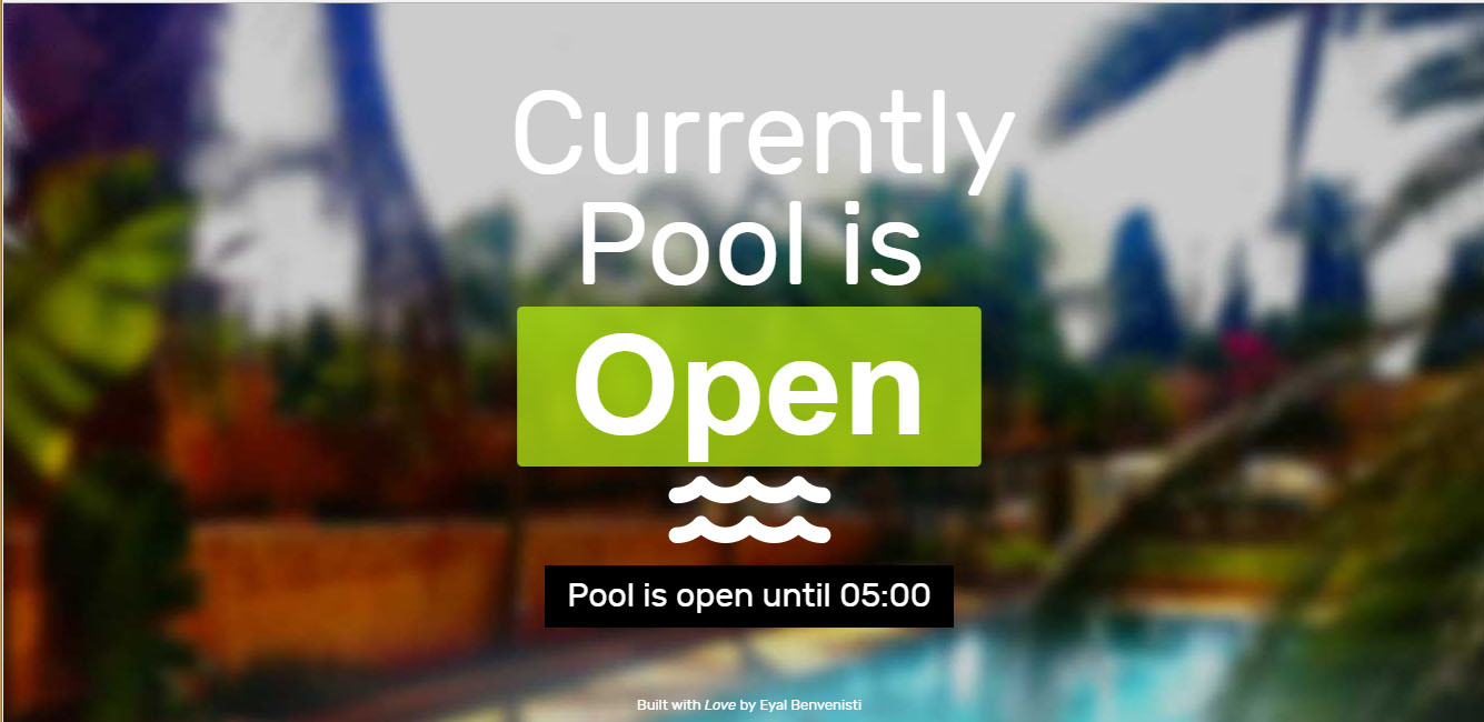 Pool Open Image