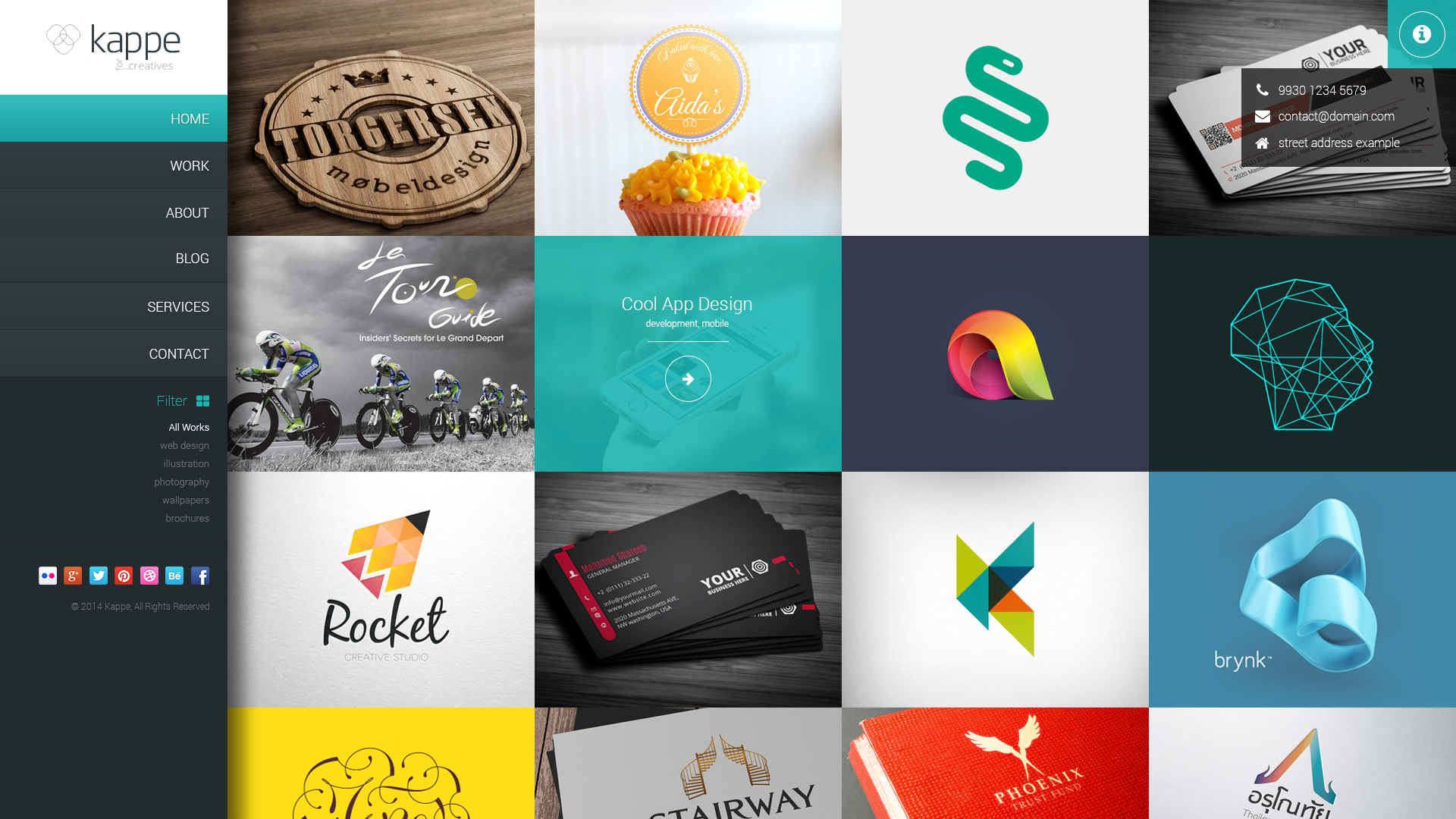 Portfolio Site Home Page Image
